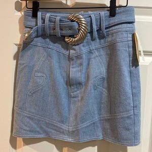 For Love & Lemons Denim Skirt